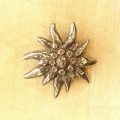 Ansteck-Pin<br>Edelweiss-Brosche II