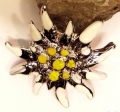 Ansteck-Pin<br>Edelweiss-Brosche