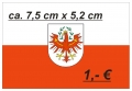 Bild 3 von Aufkleber-Set<br>Tiroler Flagge / Fahne<br>verschiedene Größen