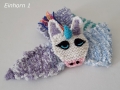 Bild 1 von Flauschig weicher Kinderschal<br>Unterschiedliche Motive  / (Modell) Einhorn 2