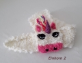 Bild 2 von Flauschig weicher Kinderschal<br>Unterschiedliche Motive  / (Modell) Einhorn 2