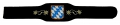 Lederarmband<br>Bayern<br>schwarz