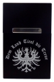 Zigarettenetui<br>aus Aluminium<br> Dem Land Tirol die Treue