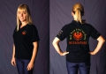 Bild 1 von Polo-Shirt classic<br>Dem Land Tirol die Treue<br>mit Talnamen  / (Talname) Fischleintal / (Farbe) schwarz / (Ausführung) Damen / (Größe) XL