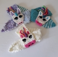 Bild 7 von Flauschig weicher Kinderschal<br>Unterschiedliche Motive  / (Modell) Einhorn 2